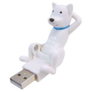  USB Crunching Dog (White) Toys & Games