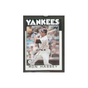  1986 Topps Regular #157 Ron Hassey, New York Yankees 