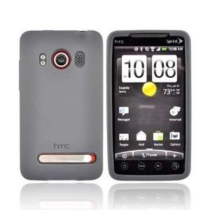  OEM HTC EVO 4G Gel Silicone Skin Case GRAPHITE GRAY 