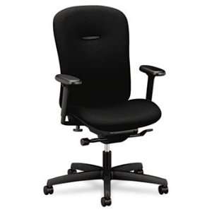 Mirus Series Mid Back Synchro Tilt Chair, Black Fabric 