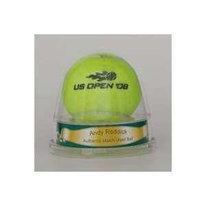  Andy Roddick 2008 US Open Match Used Ball   Match Used 