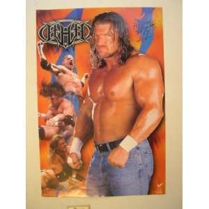   Poster Mean Look Hunter Hearst Helmsley WWF Triple H