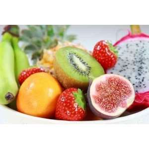  Delicious Fresh Fruits in Bowl as Dessert   Peel and Stick 