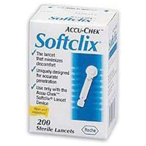     Lancet Accuck Softclix Wh Strl 28G 200/Bx by, Roche Diagnostics