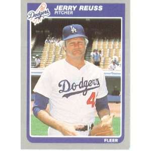  1985 Fleer # 380 Jerry Reuss Los Angeles Dodgers Baseball 