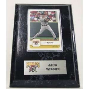  MLB Card Plaques   Pittsburgh Pirates Jack Wilson 