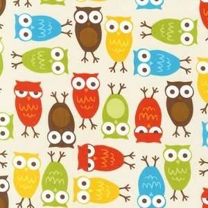  Robert Kaufman Urban Zoologie Owl Bermuda Fabric Arts 