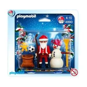  Santa Claus With Snowman Toys & Games