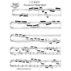 Bach J.S. Toccata in F sharp Minor Instantly  and print sheet 
