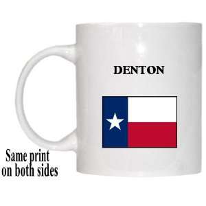  US State Flag   DENTON, Texas (TX) Mug 