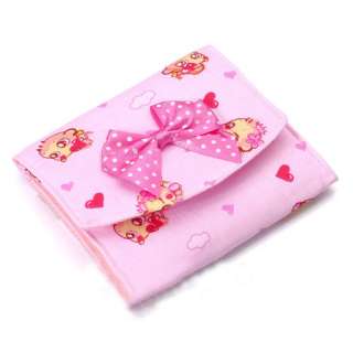 Sanitary Bowknot Towel Napkin Tampons Bag Purse Pouch  