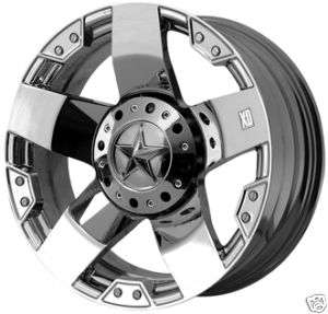 22 XD XD775 ROCKSTAR Wheels TIRES Chrome Offroad RIMS  