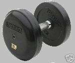 Ivanko pro rubber dumbbells 5   50 commercial weights  