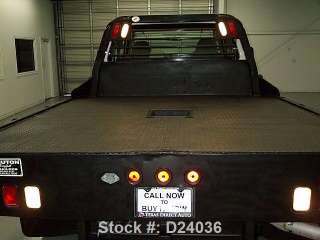   DUALLY FLATBED 58K MI 2008 FORD F450 EXT CAB 4X4 DIESEL DUALLY FLATBED