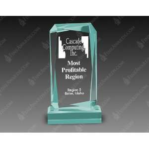  Jade Rectangle Acrylic Award Arts, Crafts & Sewing