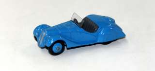 DINKY TOYS 38A 100 FRAZER NASH BMW SPORTS CAR BLUE GREY INTERIOR 