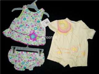 26 pcs USED BABY GIRL LOT PREEMIE & NEWBORN MONTHS SUMMER CLOTHES 