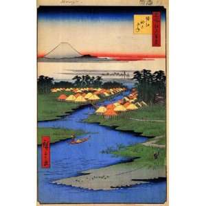   Japanese Art Utagawa Hiroshige Horie and Nekozane