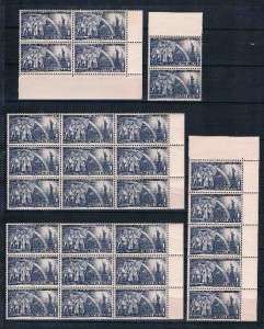   1938 SC#319 MNH LOT 150 ANNIV US CONSTITUTION WASHINGTON STATE  