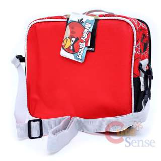 Angry Birds 14 Medium School Backpack Lunch Bag Set  Red Attack 