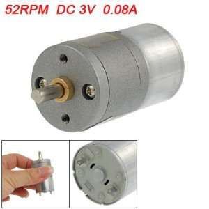   Output Speed 25mm Diameter 6V 0.1A DC Geared Motor