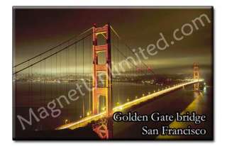 Golden Gate Bridge San Francisco Souvenir Fridge Magnet  