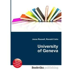 University of Geneva Ronald Cohn Jesse Russell  Books