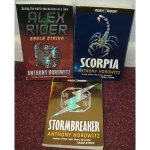  Set of 3 Books by ANTHONY HOROWITZ   ALEX RIDER Children 