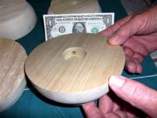 NEW Pre Drilled Wood Craft Lamp Bases   MADE IN U.S.A.  