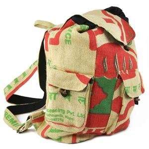  Earth Divas RRBB 1B Recycled Rice Bag   3 Pocket Backpack 