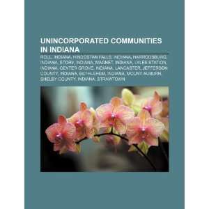  Unincorporated communities in Indiana Roll, Indiana 