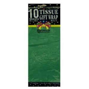  10 Sheet Green Tissue(pack Of 72)