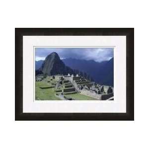  Inca Ruins In Machu Picchu Peru Framed Giclee Print