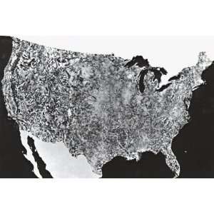  New 4x6 Space Photo 1st Satellite Image of United States 