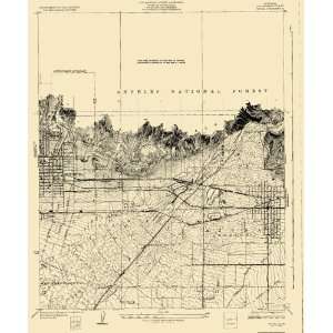  USGS TOPO MAP AZUSA QUAD CALIFORNIA (CA) 1928