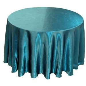  96 inch Round Hunter Green Tablecloth (Satin) Everything 