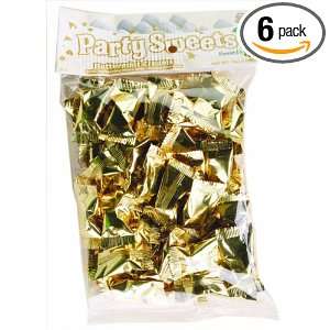 Party Sweets By Hospitality Mints Metallic Gold Buttermints, 7 Ounce 