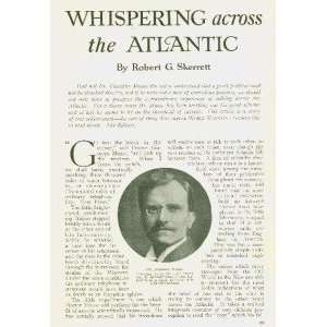   1914 Giuseppe Musso Telephone Service Across Atlantic 