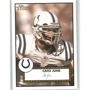  2006 Topps Heritage #386 Cato June   Indianapolis Colts 