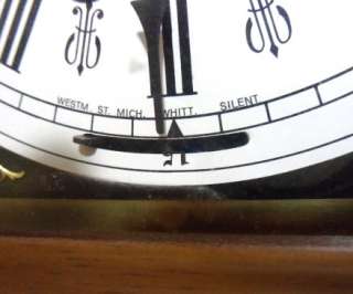 German Linden Triple Chime Bracket Clock  