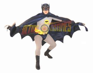 Complete Batman DELUXE COSTUME 60s Style FREE BATARANG  