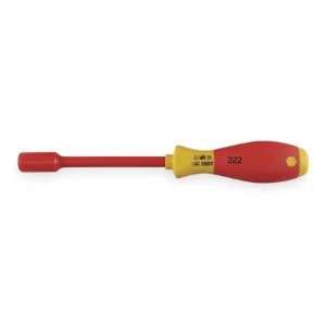 WIHA TOOLS 32215 Insulated Nut Driver 6.0mm,5 In Shank