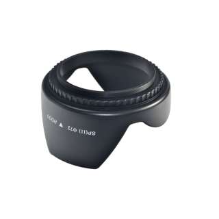 Black 72mm Flower Crown Camera Lens Hood Petal Screw mount  