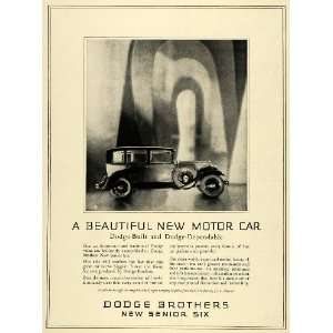  1928 Ad Vintage Automobile Dodge Brothers Senior Six Chrysler 