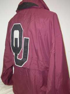 NCAA University of Oklahoma OU Sooners Pullover Jacket  