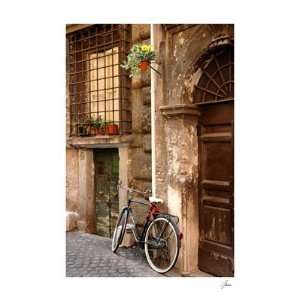  Bicycle at the Door by Igor Maloratsky. Size 12.00 X 18.00 