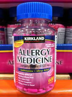   Allergy Medicine Diphenhydramine HCl 25 mg 600 minitab Antihistamine