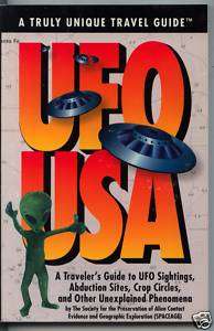 UFO USA   UFO TRAVEL GUIDE   SPACEAGE 1999 1ST EDITION  