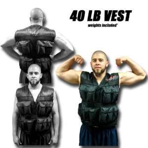  40 Lbs Weighted Training Conditioning Vest   Weights 