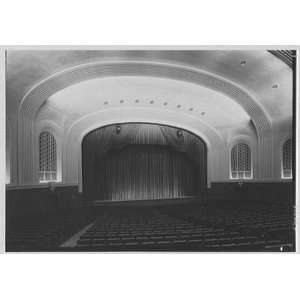   Auditorium, Bloomington, Indiana. Auditorium, to stage II 1942 Home